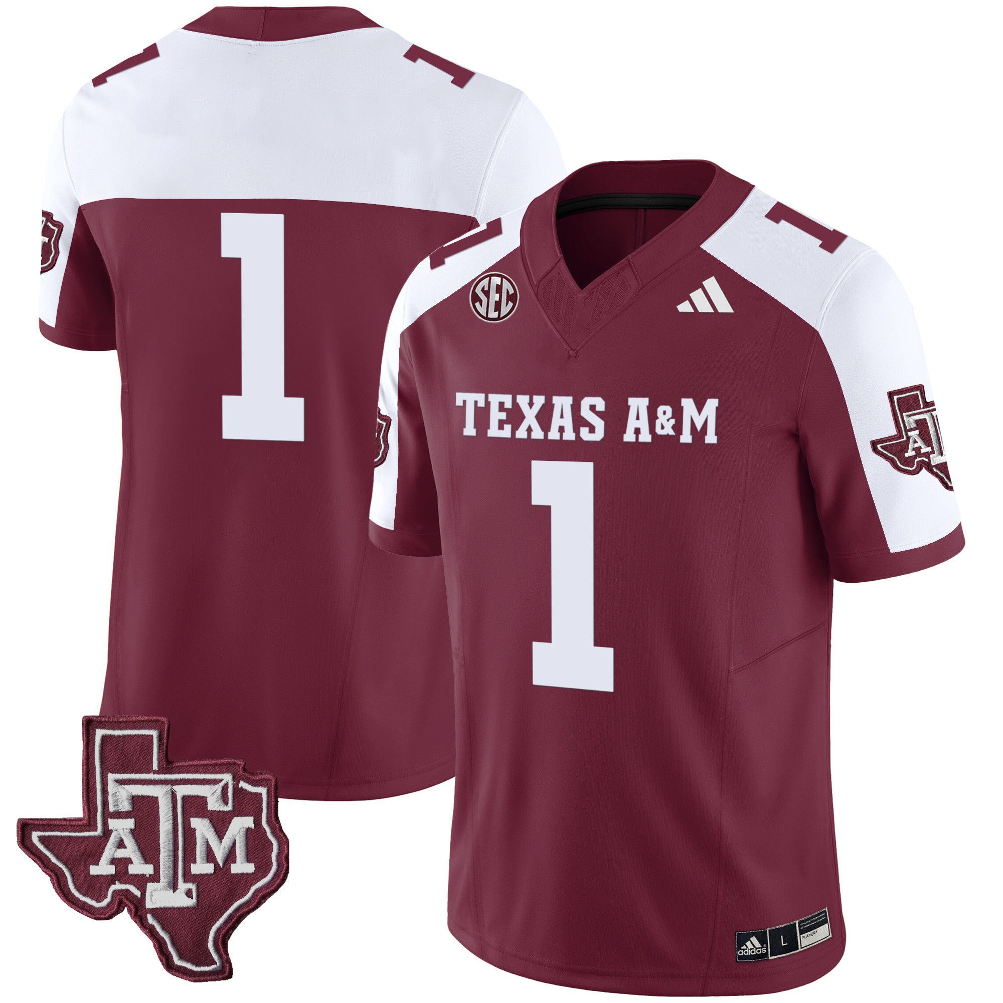 Men Texas A&M Aggies #1 No Name Red 2024 Vapor Limited NCAA Jersey->indianapolis colts->NFL Jersey